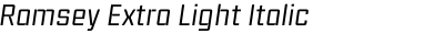 Ramsey Extra Light Italic
